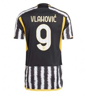 Juventus Dusan Vlahovic #9 Hemmatröja 2023-24 Korta ärmar